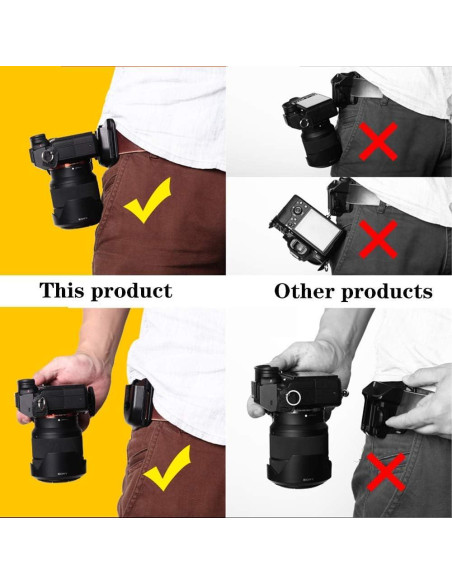 Soporte de Cinturón para Cámara SLR UJM - Ligero y Duradero