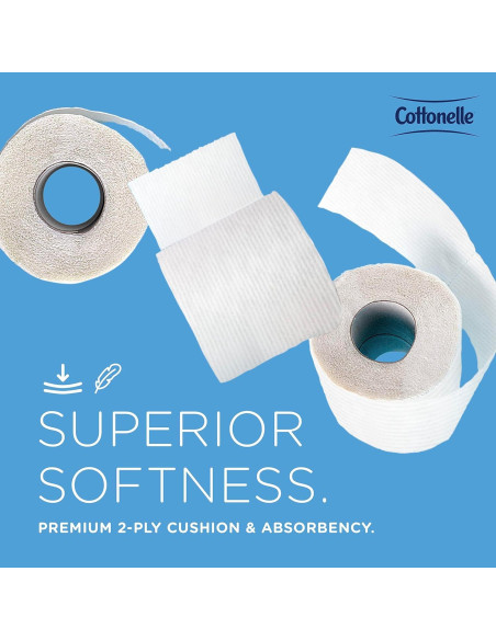 Papel Higiénico Cottonelle Profesional 2 Capas 60 Rollos 451 Hojas
