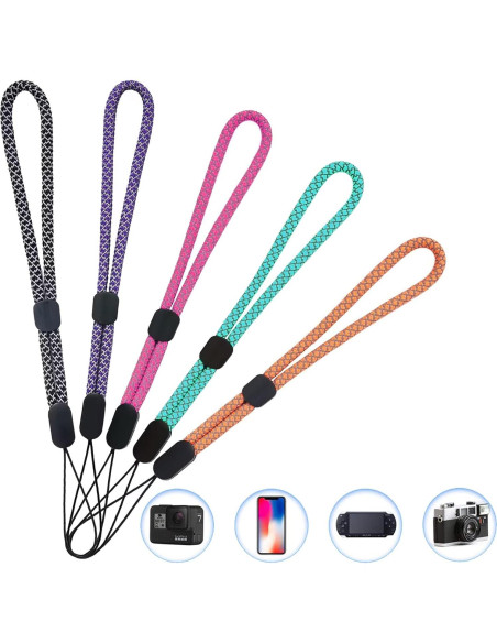 Cintas de Muñeca Ajustables YOUOWO 6 Pcs 22 cm Reflectantes