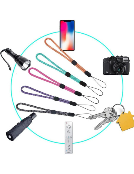 Cintas de Muñeca Ajustables YOUOWO 6 Pcs 22 cm Reflectantes