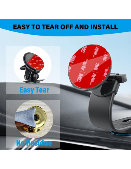 Almohadillas Adhesivas 3M VHB para Cámara de Tablero 7.19 cm