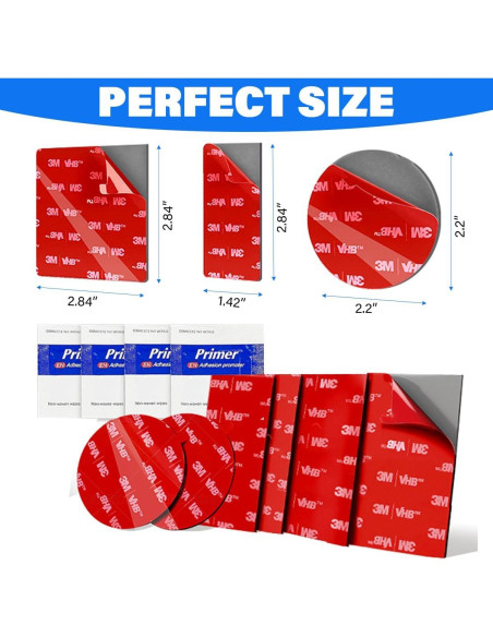 Almohadillas Adhesivas 3M VHB para Cámara de Tablero 7.19 cm