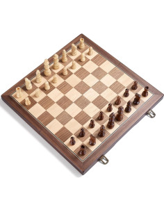 Juego de Ajedrez Plegable Magnético AMEROUS 38x38 cm 2