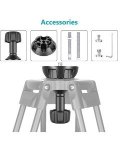 Adaptador de Tazón 75mm Neewer TP-NA75 a Tornillo 3/8" 2