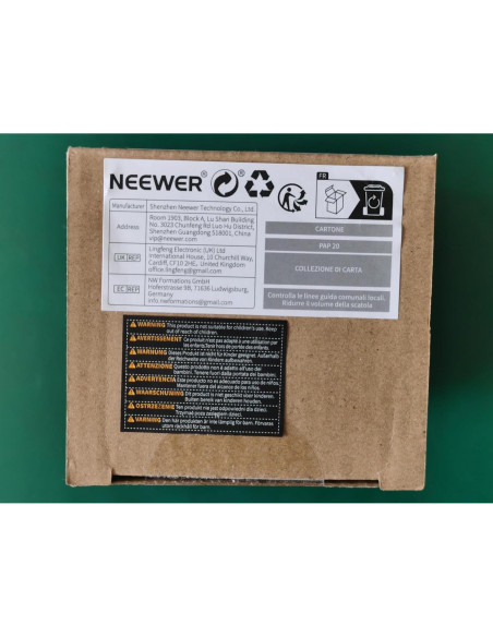 Adaptador de Tazón 75mm Neewer TP-NA75 a Tornillo 3/8"