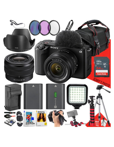Cámara Sin Espejo Sony ZV-E1 + Lente 28-60mm + Accesorios