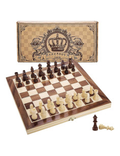 Juego de Ajedrez Magnético de Madera Amerous 30.48 cm