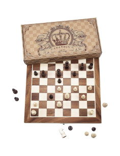 Juego de Ajedrez Magnético de Madera Amerous 30.48 cm 2