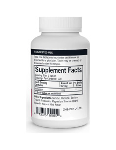 Tabletas Masticables de Melatonina Kirkman 1 mg - 100 Unidades - Sabor Menta 2