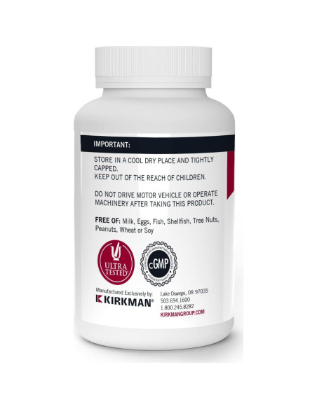 Tabletas Masticables de Melatonina Kirkman 1 mg - 100 Unidades - Sabor Menta