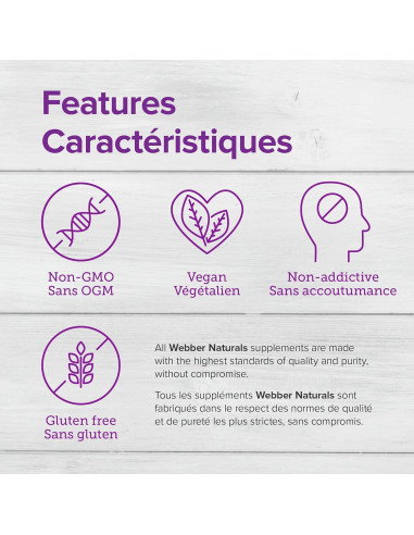 Melatonina 10 mg y Magnesio 150 mg Webber Naturals 60 Tabletas