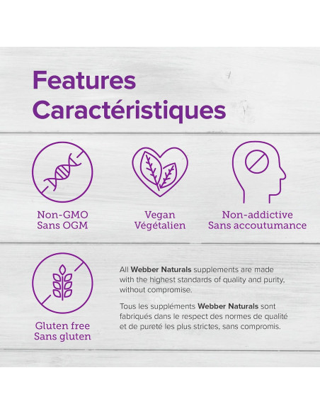 Melatonina 10 mg y Magnesio 150 mg Webber Naturals 60 Tabletas