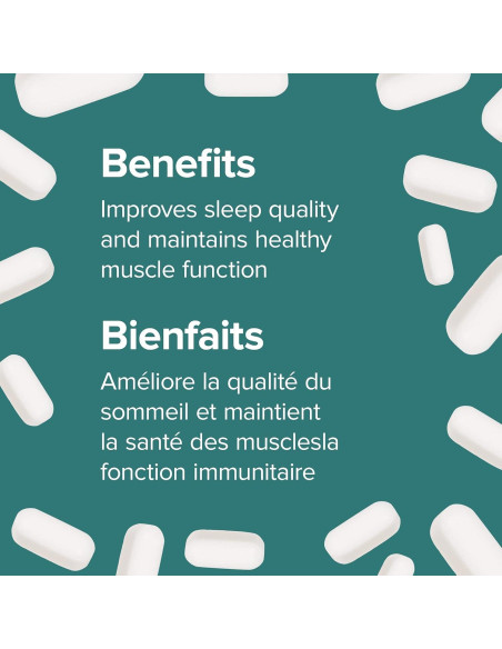 Melatonina 10 mg y Magnesio 150 mg Webber Naturals 60 Tabletas