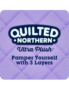 Papel Higiénico Quilted Northern Ultra Plush 18 Rollos Mega 3 Capas 2