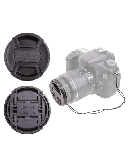 Tapa de Lente Frontal 40.5mm Cam Design para DSLR Canon Nikon Sony