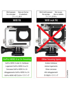 Kit de Filtros de Lente CamKix para Buceo GoPro HERO 3+/4 2