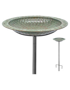 Baño de Aves de Cobre Puro Good Directions 33cm x 101.6cm