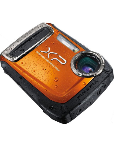 Cámara Digital Fujifilm FinePix XP100 14MP Impermeable Naranja