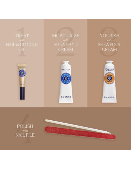 Set de Mani Pedi L'Occitane con Manteca de Karité 100g