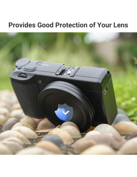 Tapa de Lente de Aluminio JJC para Ricoh GRIII GRIIIx - Protección Ligera