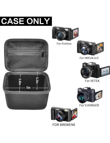 Funda para Cámara de Vlogging Comecase 4K Compacta Negra