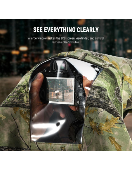 Funda Impermeable para Cámara NEEWER Talla M Nylon Camuflaje