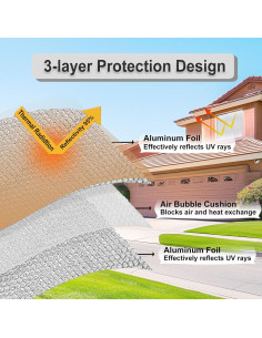 Rollo de Aislamiento Reflectante Losrik 59.94x304.8cm Plata 2