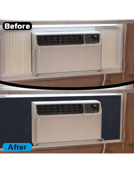 Paneles Aislantes de Aire Acondicionado Air Jade 99x43cm Negro