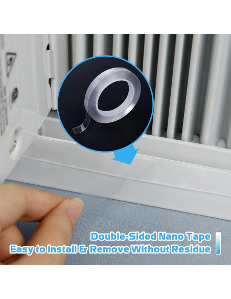 Paneles Aislantes de Aire Acondicionado Air Jade 99x43cm Negro