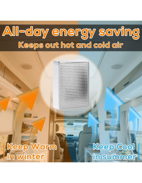 Aislante de Ventilación RV YUNVI 57x36.1x8 cm Impermeable