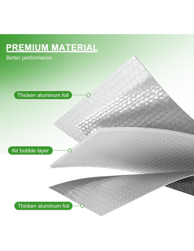 Aislamiento Reflectante para Ventanas AGHITG 24x3m Plata