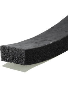 Sello de Ventana de Esponja M-D 1/4" x 1/2" x 3.05 m Negro 2