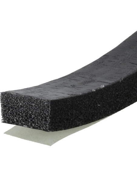 Sello de Ventana de Esponja M-D 1/4" x 1/2" x 3.05 m Negro