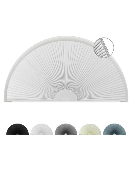 Cortina Arqueada Blackout ChYoung 91.44x45.72cm Blanco