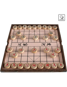 Juego de Ajedrez Chino Luoyer 38.1 cm Plegable Cuero PU 2