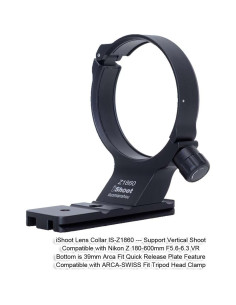 Anillo de Montaje en Trípode iShoot IS-Z1860 para Nikon Z 180-600mm 2