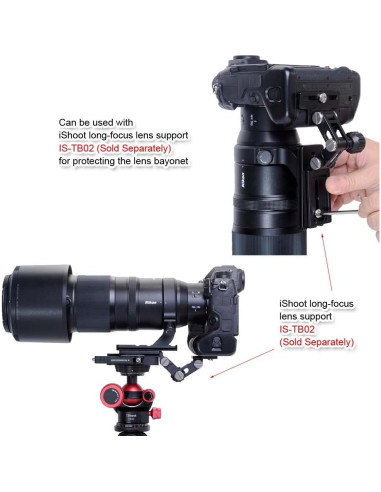 Anillo de Montaje en Trípode iShoot IS-Z1860 para Nikon Z 180-600mm