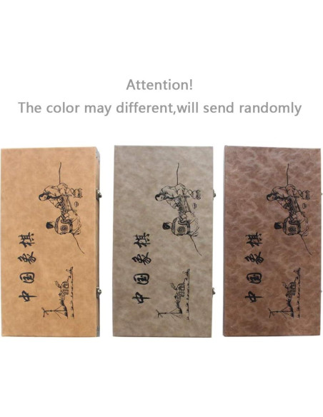 Juego de Ajedrez Chino Luoyer 38.1 cm Plegable Cuero PU