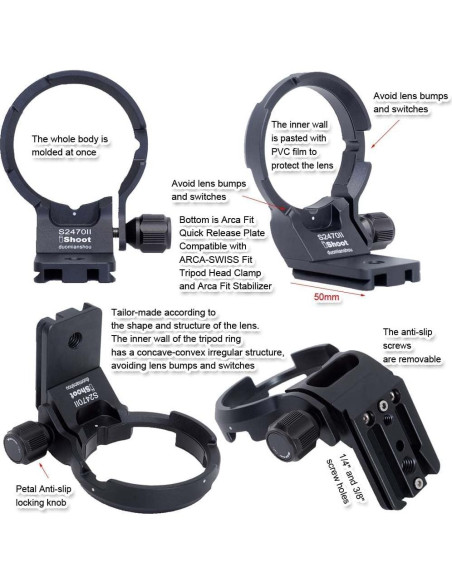 Anillo de Montaje en Trípode iShoot IS-S2470II para Sony