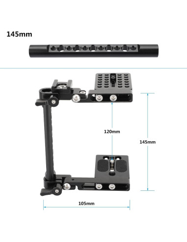 Jaula de Cámara Plegable CAMVATE C-Frame Universal 443g