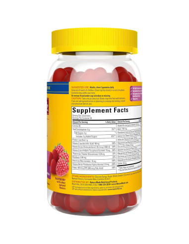 Gomitas Multivitamínicas Nature Made 50+ para Mujeres 84 Unidades
