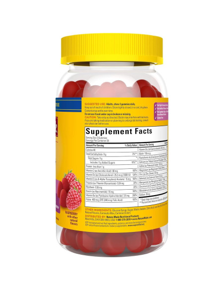 Gomitas Multivitamínicas Nature Made 50+ para Mujeres 84 Unidades