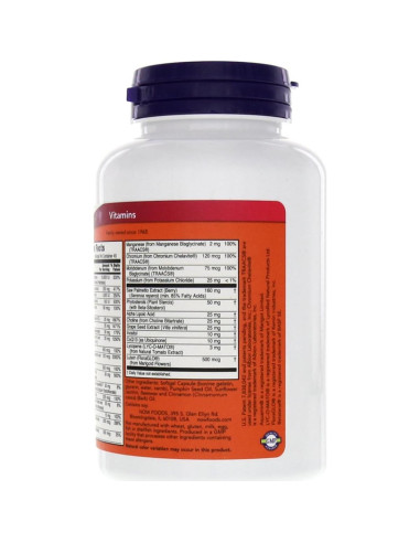 Vitaminas Múltiples para Hombre NOW Foods 90 Gelatinas Blandas