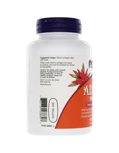 Vitaminas Múltiples para Hombre NOW Foods 90 Gelatinas Blandas