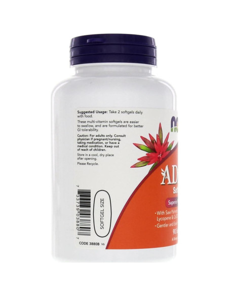 Vitaminas Múltiples para Hombre NOW Foods 90 Gelatinas Blandas