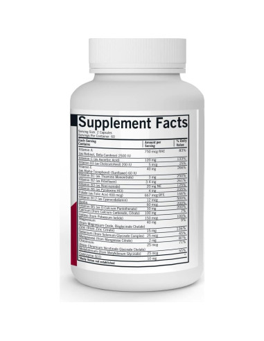 Multivitaminas y Minerales para Niños Kirkman 120 Cápsulas