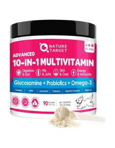 Suplemento Multivitamínico en Polvo para Perros Nature Target 90 Porciones