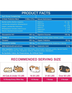 Suplemento Multivitamínico en Polvo para Perros Nature Target 90 Porciones 2