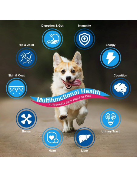 Suplemento Multivitamínico en Polvo para Perros Nature Target 90 Porciones