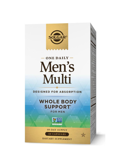 Suplemento Multivitamínico Diario Solgar para Hombres 60 Cápsulas